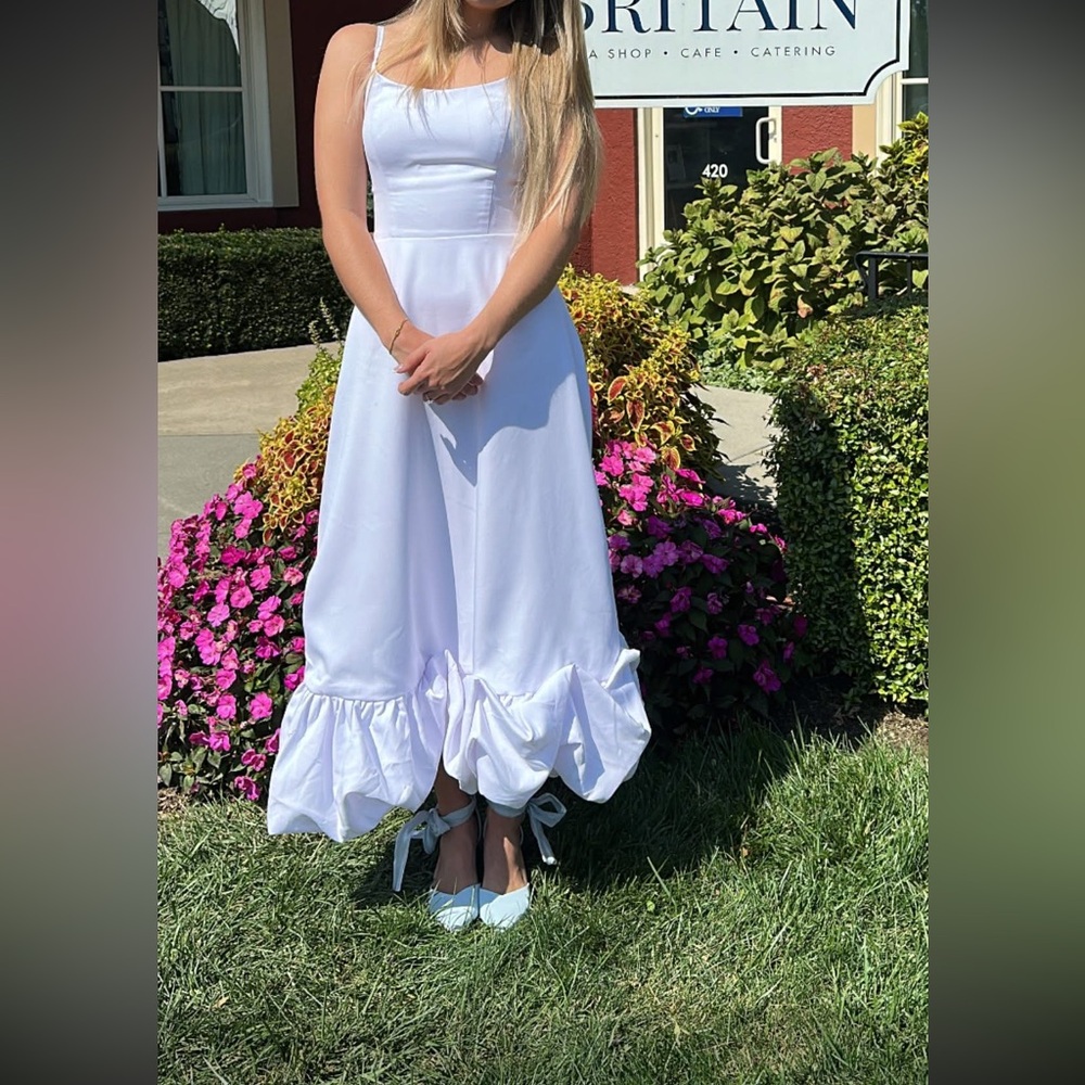 White Bridal Shower Dress